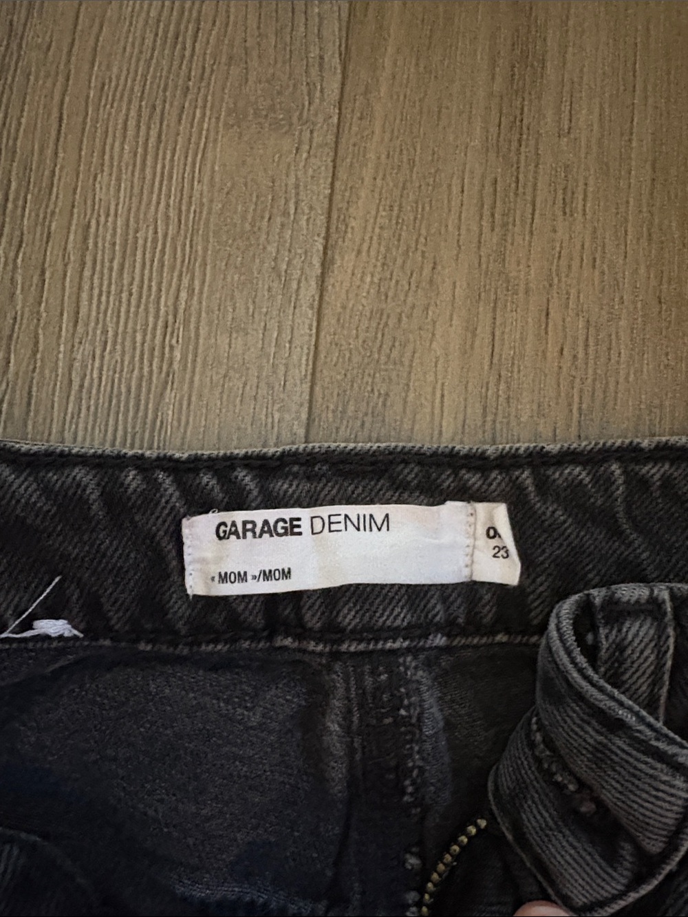 Garage Black Women's Mom Jeans - Picture 2 of 3